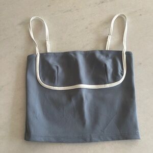Edikted Yang Contrast Strap Tank Top